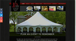 Desktop Screenshot of jjscateringandrental.com